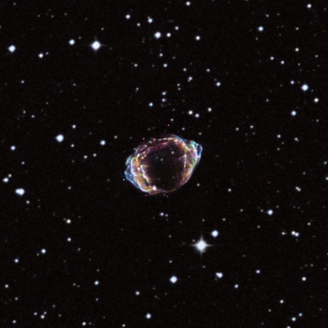 The bubble of a supernova remnant